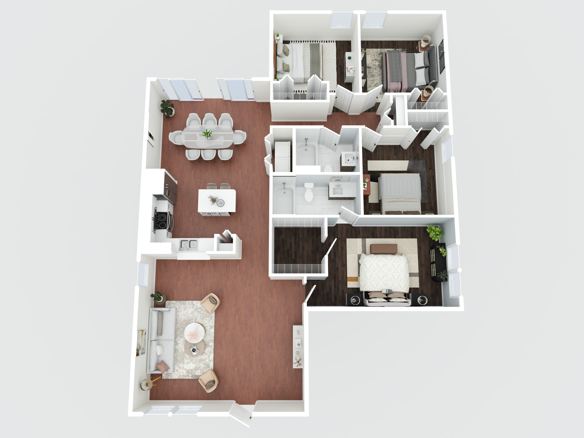 black and white floorplan